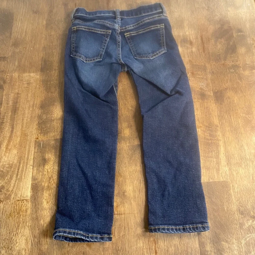 Old Navy Karate Slim Jeans Kids Dark Wash 360 Stretch‎ Built-In Tough SIZE 5